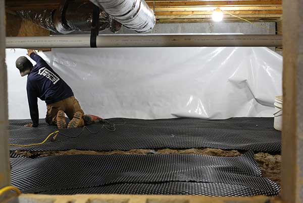 how to fix air quality issues by correcting your crawl space