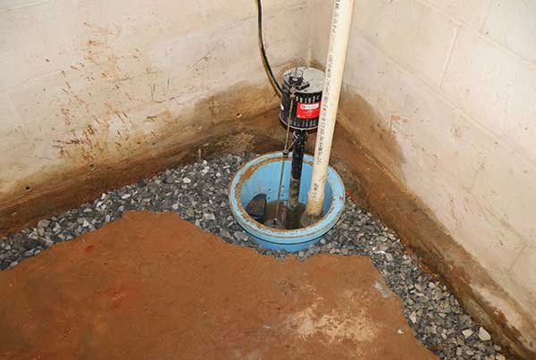 Sump pump install in College Grove, TN